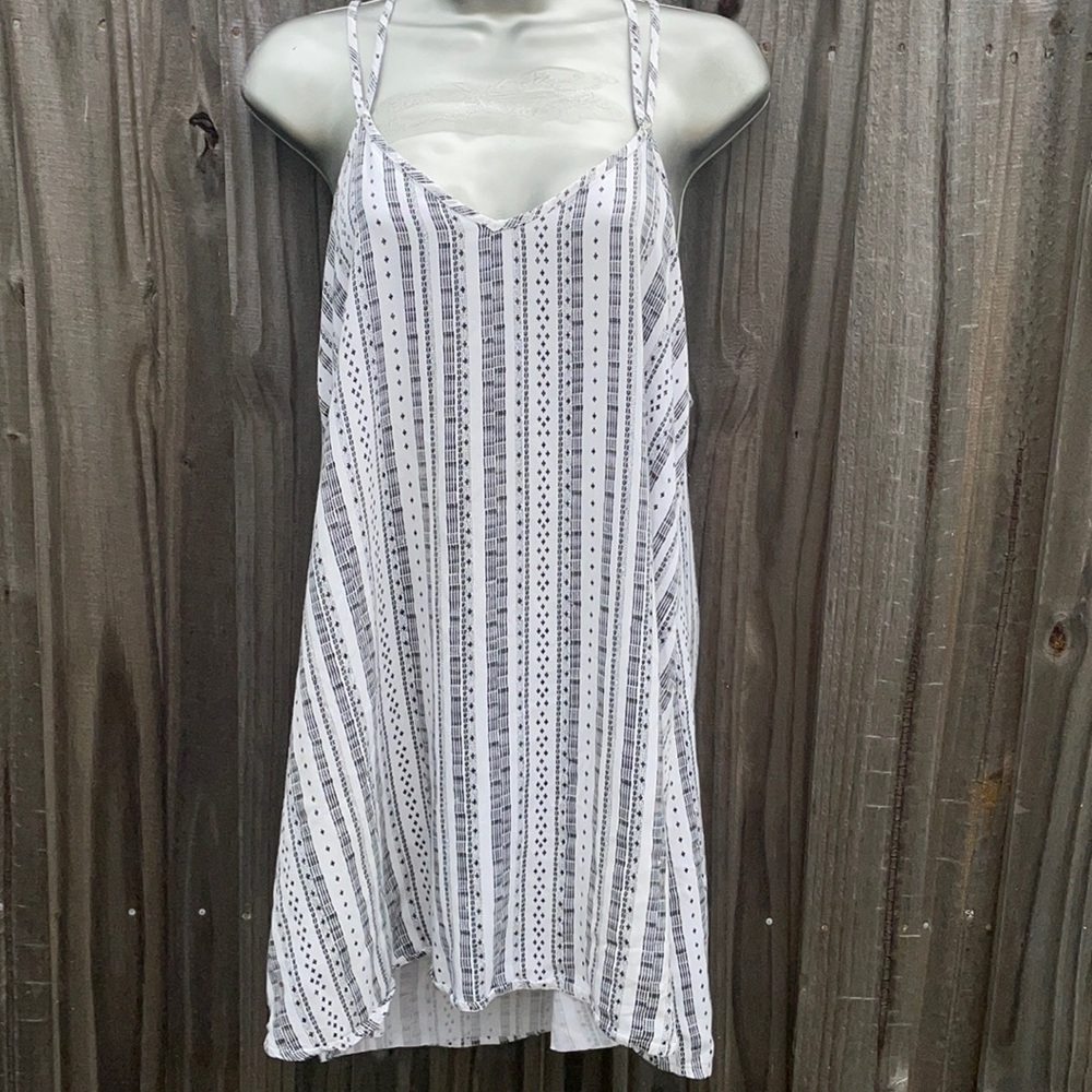 RVCA summer printed mini dress / beach coverup size small
